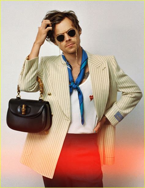 gucci purse harry styles|Gucci Harry Styles campaign.